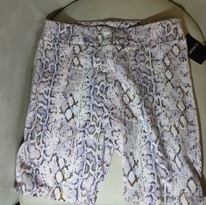 Forever 21 Snake print biker shorts